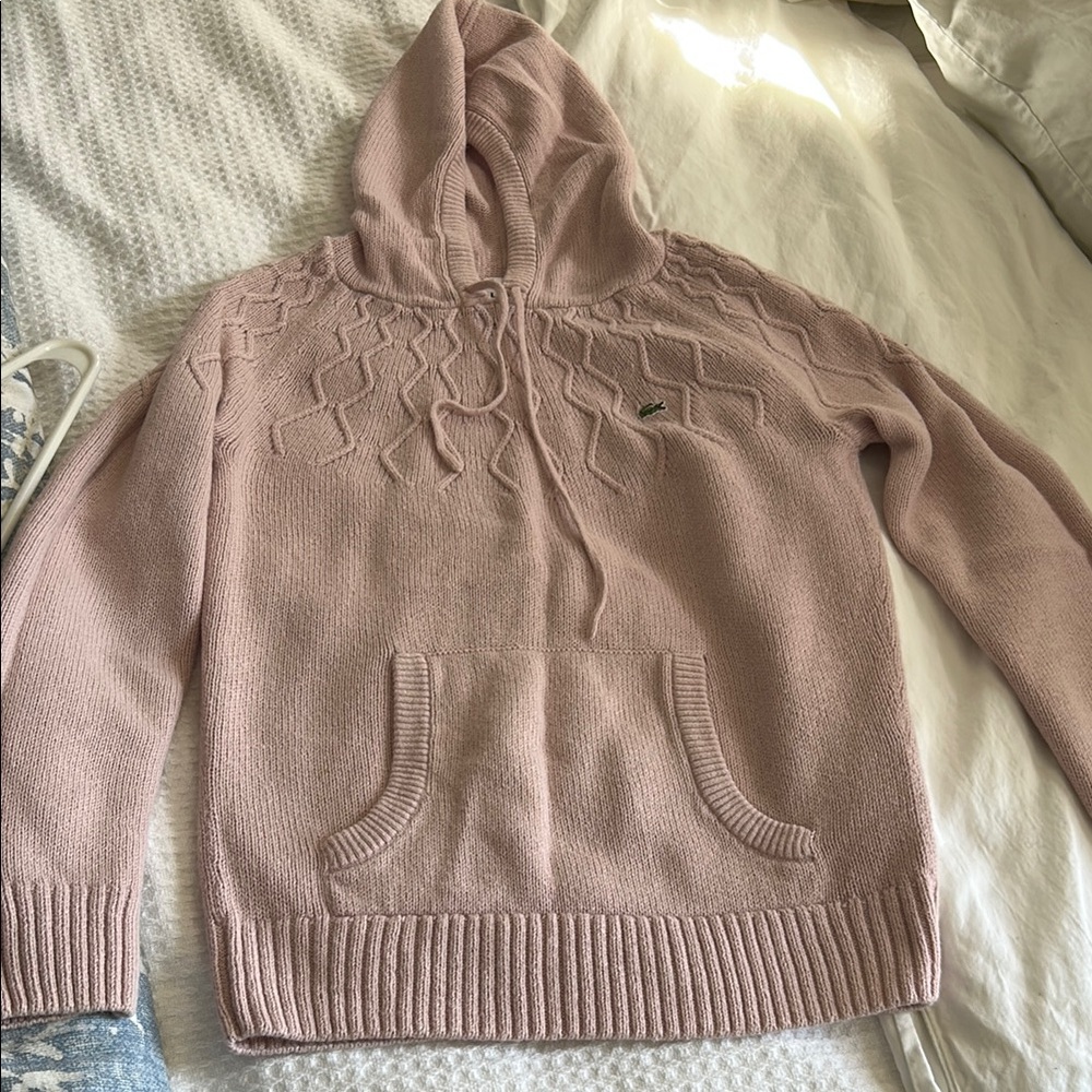 Lacoste Hooded Sweater Size 38